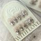 【Multi-Nail Type】Crystal Butterfly Nail Kit Shiny Butterfly Patterns & DIY Gemstone Accessories