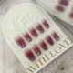 【706】Charming Purple Gradient Nail Kit Shiny Purple Tones & DIY Mysterious Accessories
