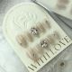 【718】Simple Pile Drill Nail Art Shiny Sparkle Decor & DIY Minimalist Accessories