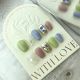 【719】Vitality Girl Nail Kit Shiny Bright Tones & DIY Fresh Accessories