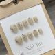 【733】Early Summer Gentle Nail Kit Shiny Soft Tones & DIY Fresh Accessories