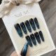 【779】Cold Emerald Cat Eye Nail Art Shiny Cat Eye Polish & DIY Cool Accessories