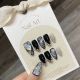 【789】Dark Smudge Nail Art Shiny Dark Tones & DIY Mysterious Accessories