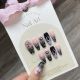 【796】Hot Girl Night Flame Nail Kit Shiny Flame Patterns & DIY Bold Accessories