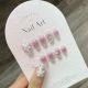 【806】Plum Stain Ice Flower Nail Art Shiny Ice Patterns & DIY Elegant Accessories