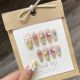 【823】Candy Heart Nail Kit Shiny Heart Patterns & DIY Sweet Accessories
