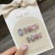 【Multi-Nail Type】Sweet Mocha Nail Art Shiny Brown Tones & DIY Mellow Accessories