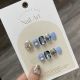 【854】Magic Mirror Sweet Cool Nail Kit Shiny Reflective Tones & DIY Trendy Accessories