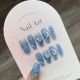 【866】Mermaid Princess Nail Kit Shiny Scale Patterns & DIY Magic Accessories