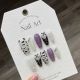 【877】Hot Girl Snake Shape Nail Art Shiny Snake Patterns & DIY Bold Accessories