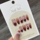 【887】Dragon Heart Bow Nail Art Shiny Bow Patterns & DIY Cute Accessories
