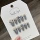 【904】Haze Blue Nail Kit Shiny Blue Tones & DIY Soft Accessories