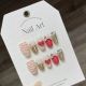 【926】Magic Mirror Heart Nail Kit Shiny Heart Patterns & DIY Reflective Accessories