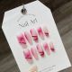 【930】Red Sandalwood Wrap Nail Kit Shiny Red Tones & DIY Traditional Accessories