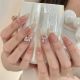 【934】Luxury Blush Nail Kit Shiny Soft Tones & DIY Premium Accessories