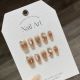【944】Cream Sweetheart Nail Kit Shiny Cream Tones & DIY Sweet Accessories