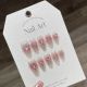 【Multi-Nail Type】Pure Desire Blush Nail Art Shiny Soft Tones & DIY Romantic Accessories