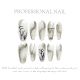 【988】Ink Smudge Nail Kit Shiny Artistic Patterns & DIY Elegant Accessories