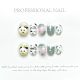 【1002】Chou Ox Nail Kit Shiny Zodiac Patterns & DIY Stable Accessories