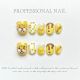 【1003】Yin Tiger Nail Art Shiny Zodiac Patterns & DIY Wild Accessories