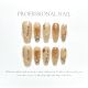 【1027】Withered Wood Meets Spring Nail Kit Shiny Nature Patterns & DIY Fresh Accessories