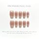 【1031】Peach Cat Eye Nail Kit Shiny Cat Eye Polish & DIY Sweet Accessories