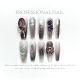 【1033】Dark Butterfly Nail Art Shiny Wing Patterns & DIY Mysterious Accessories