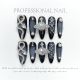 【1037】West Queen Snake Nail Art Shiny Snake Patterns & DIY Edgy Accessories