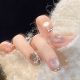 【Multi-Nail Type】Dream Paris Nail Kit Shiny Elegant Patterns & DIY Romantic Accessories