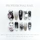 【Multi-Nail Type】Little Ghost Nail Kit Shiny Spooky Patterns & DIY Playful Accessories