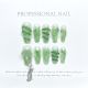 【1068】Jade Emerald Nail Kit Shiny Green Gemstones & DIY Elegant Accessories