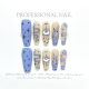 【1074】Matte Monster Eye Nail Kit Shiny Spooky Patterns & DIY Playful Accessories