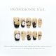 【1077】No-Face Man Nail Art Shiny Cartoon Patterns & DIY Mysterious Accessories