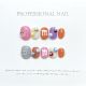 【1081】Dopamine M&M Nail Kit Shiny Candy Patterns & DIY Happy Accessories