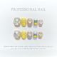 【1083】Macaron Candy Nail Kit Shiny Sweet Patterns & DIY Cute Accessories