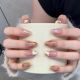 【1088】French Brown Coffee Nail Art Shiny Brown Tones & DIY Classic Accessories