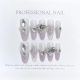【1089】Iris Heart Nail Kit Shiny Flower Patterns & DIY Romantic Accessories