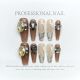 【1095】Chinese Ink Style Nail Kit Shiny Ink Patterns & DIY Elegant Accessories