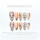 【1099】Leopard of Wealth Nail Kit Shiny Leopard Patterns & DIY Lucky Accessories