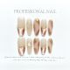 【1113】Melaleuca Sunset Nail Kit Shiny Orange Tones & DIY Trendy Accessories