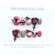 【1124】Devil's Heart Nail Art Shiny Heart Patterns & DIY Edgy Accessories
