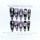 【1131】Kuromi Nail Kit Shiny Cartoon Patterns & DIY Cute Accessories