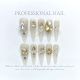 【1141】Holiday Princess Nail Kit Shiny Elegant Patterns & DIY Happy Accessories
