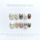 【1159】Fluid Bear Nail Kit Shiny Bear Patterns & DIY Artistic Accessories