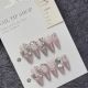 【1165】Pink Galaxy Nail Kit Shiny Star Patterns & DIY Romantic Accessories