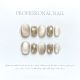 【1168】Milk Tea Cat Eye Nail Art Shiny Cat Eye Polish & DIY Mellow Accessories