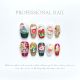 【1170】Santa Claus Nail Art Shiny Santa Patterns & DIY Festive Accessories