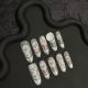 【1179】Hollow Butterfly Nail Kit Shiny Wing Patterns & DIY Elegant Accessories