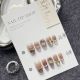 【Multi-Nail Type】Amber Cat Eye Nail Art Shiny Cat Eye Polish & DIY Vintage Accessories
