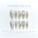 【1184】Hand-Painted Flower Carving Nail Art Shiny Flower Patterns & DIY Elegant Accessories